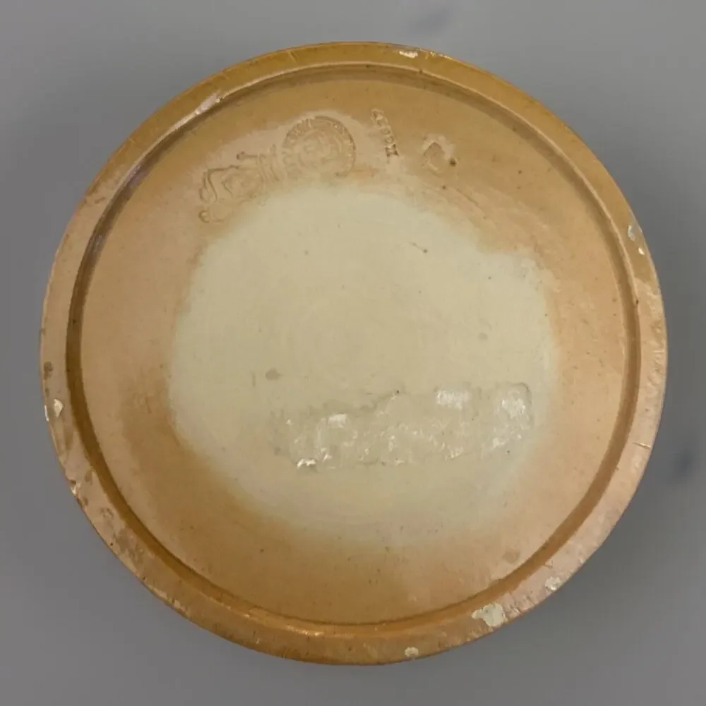 Antique Doulton Lambeth Pottery Stoneware Tobacco Jar Canister Barrel 4.75
